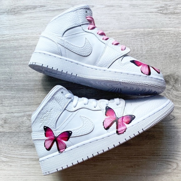 Nike air Jordan AJ custom butterfly - Picture 5 of 8